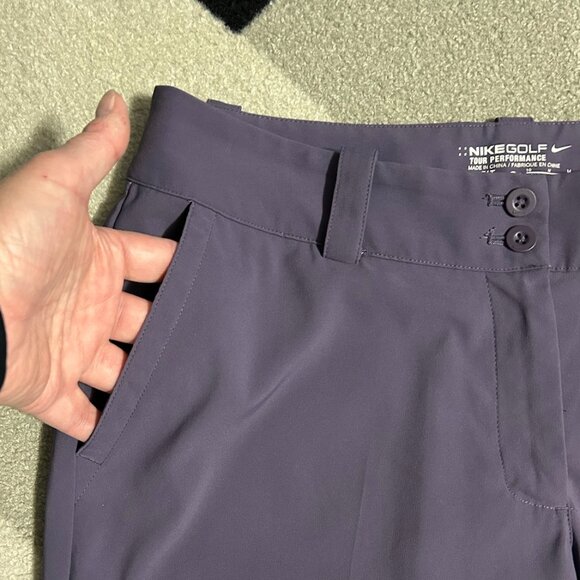 Nike Golf Tour Performance DRI-FIT Purple Pants Women's Size 10 - Picture 4 of 10